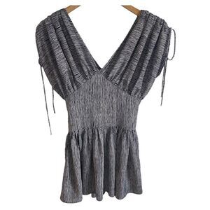 Striped print pattern mini dress